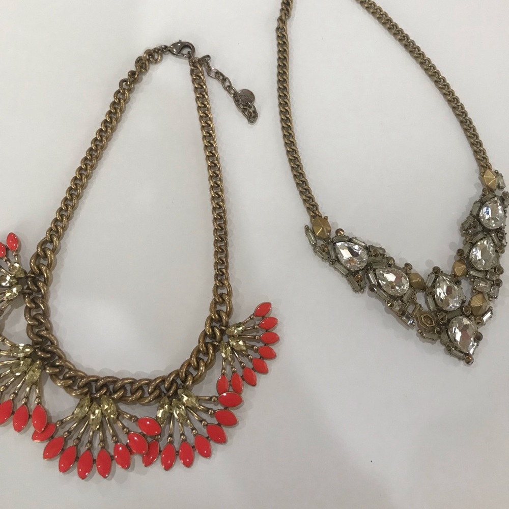 Set of 2 Stella and Dot Statement Necklaces